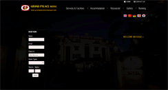 Desktop Screenshot of grandpalacehotelyangon.com